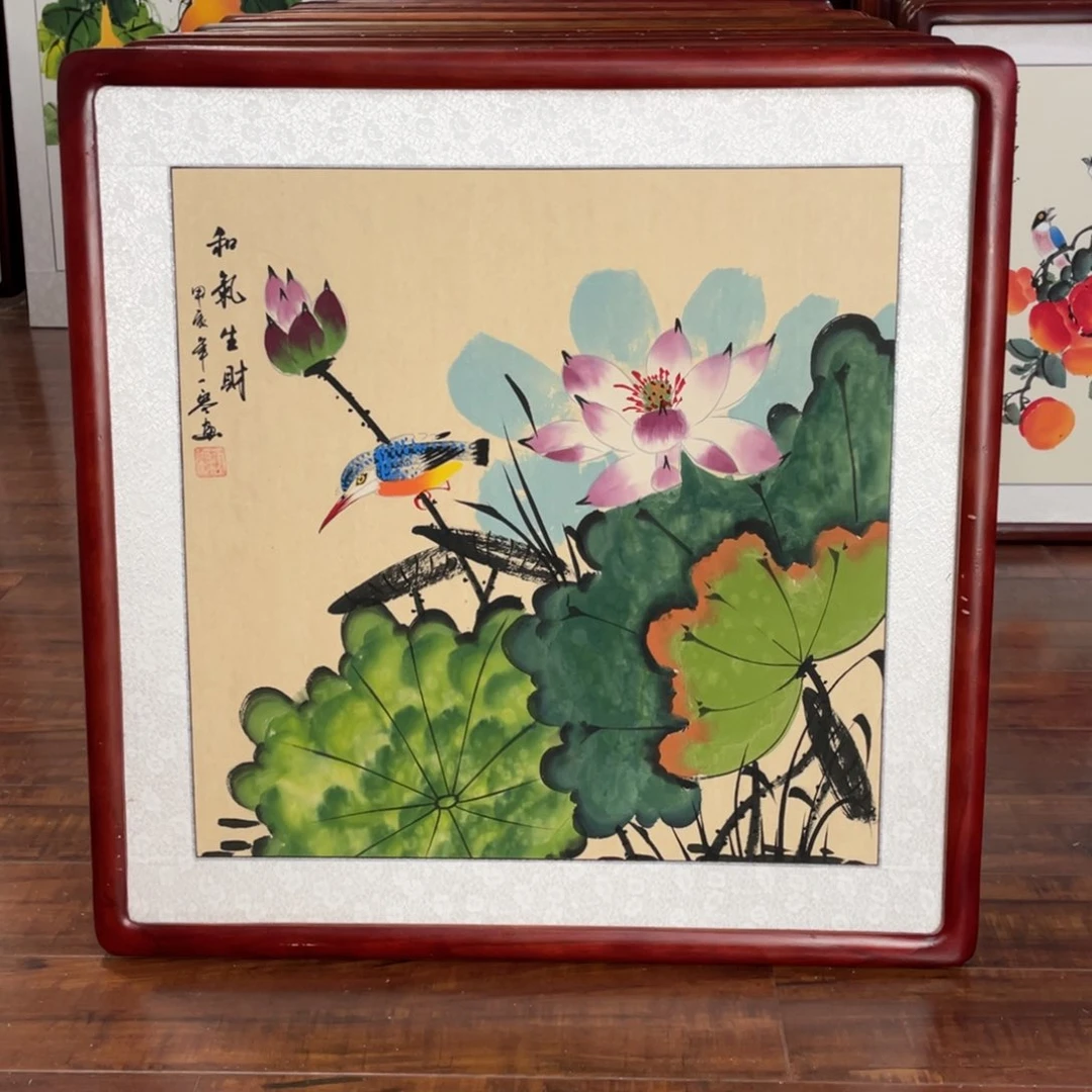 国画带框尺寸63*63厘米