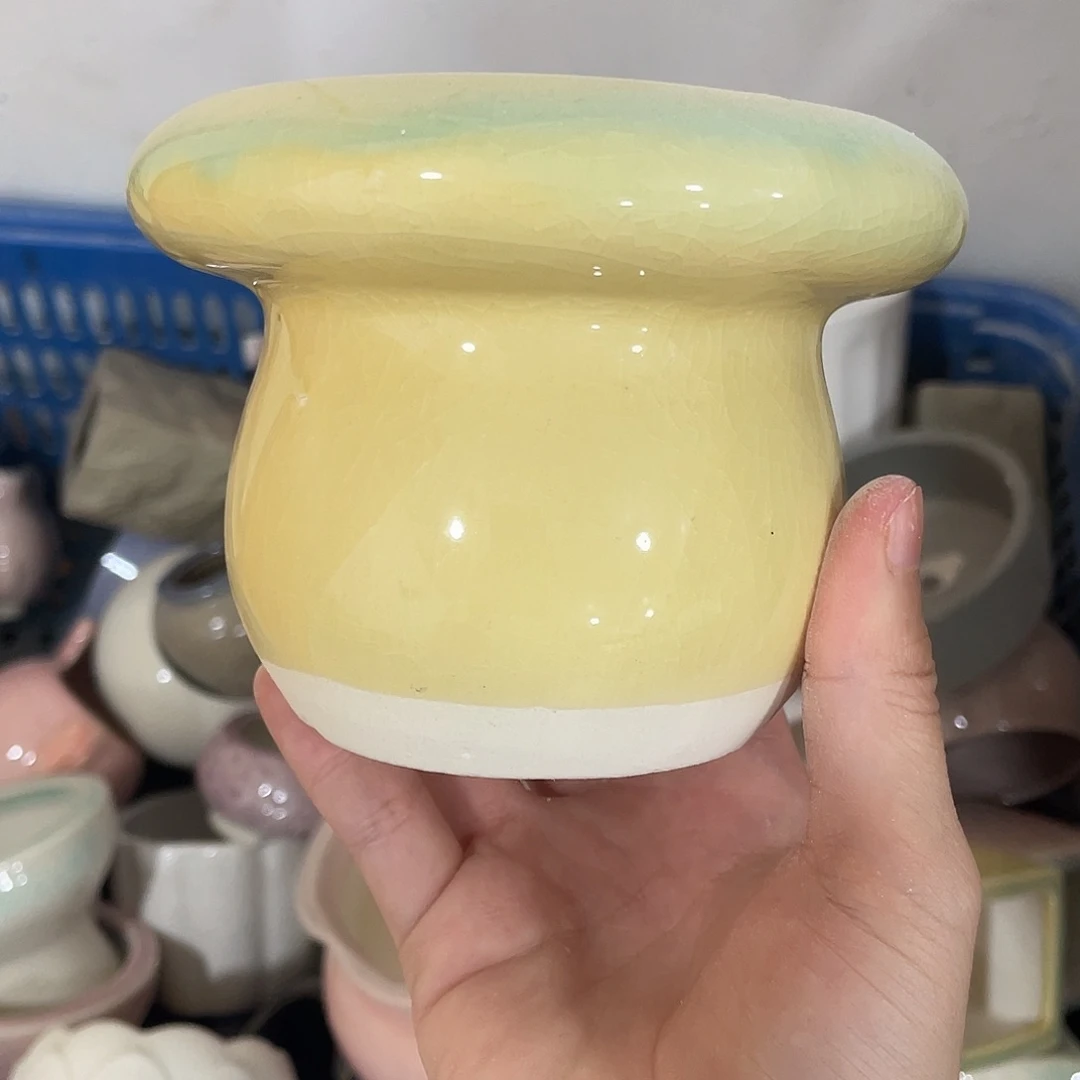 陶瓷花盆满12包邮发货