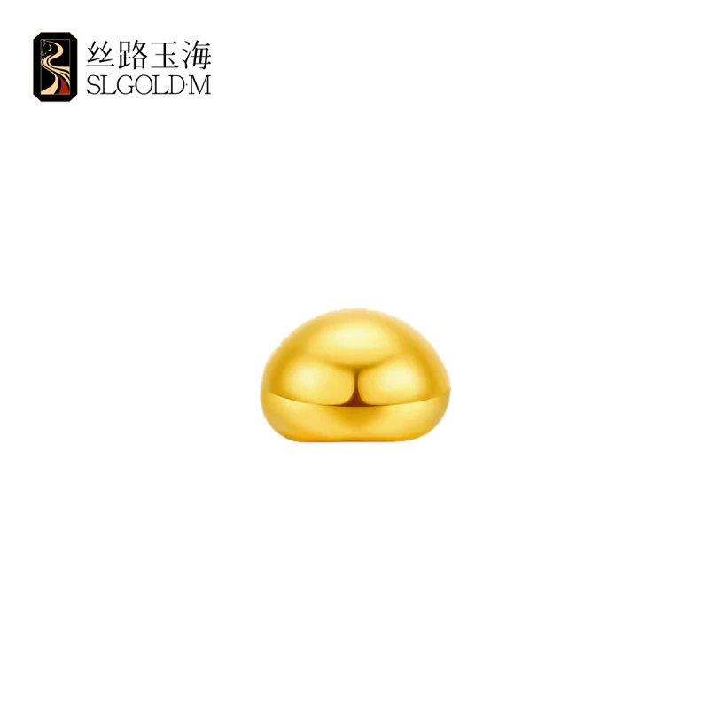 【丝路玉海】金豆足金999实心纯金豆子攒钱投资约1g