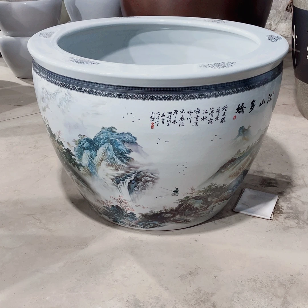 缸瓷器72高度52瓷器瓷器