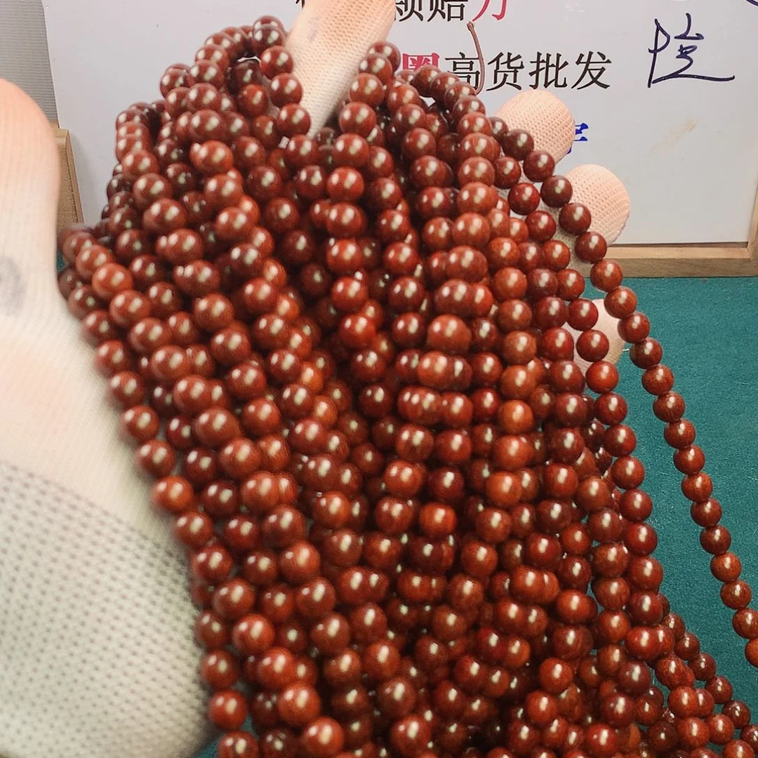 檀香紫檀（小叶紫檀）手串/手链08原汁原味无胶无蜡无油泥料108颗