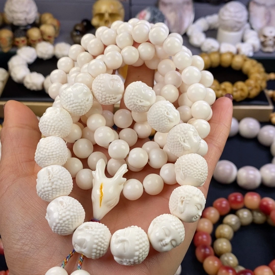 鹿骨把件好看好玩