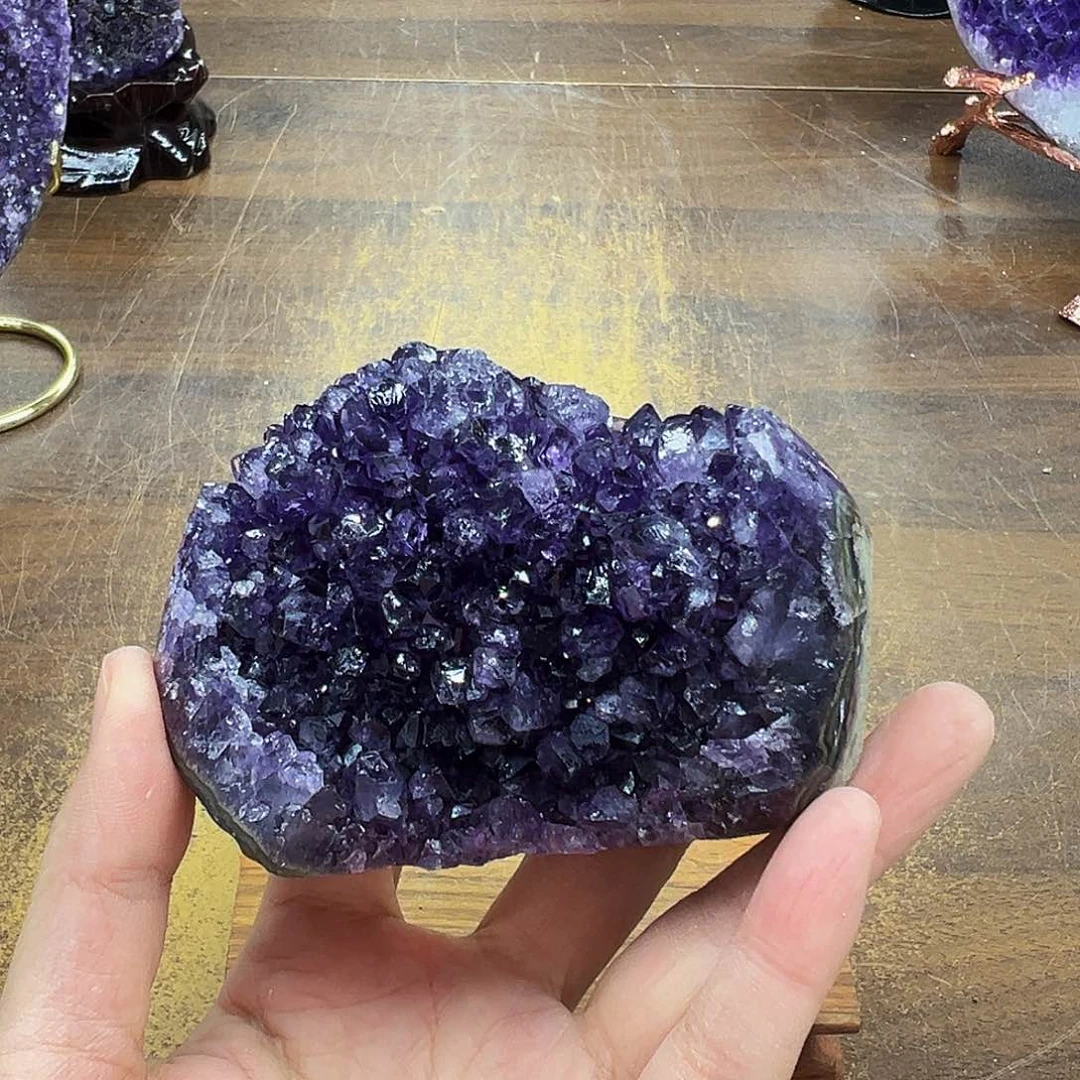紫晶摆件未镶嵌晶体