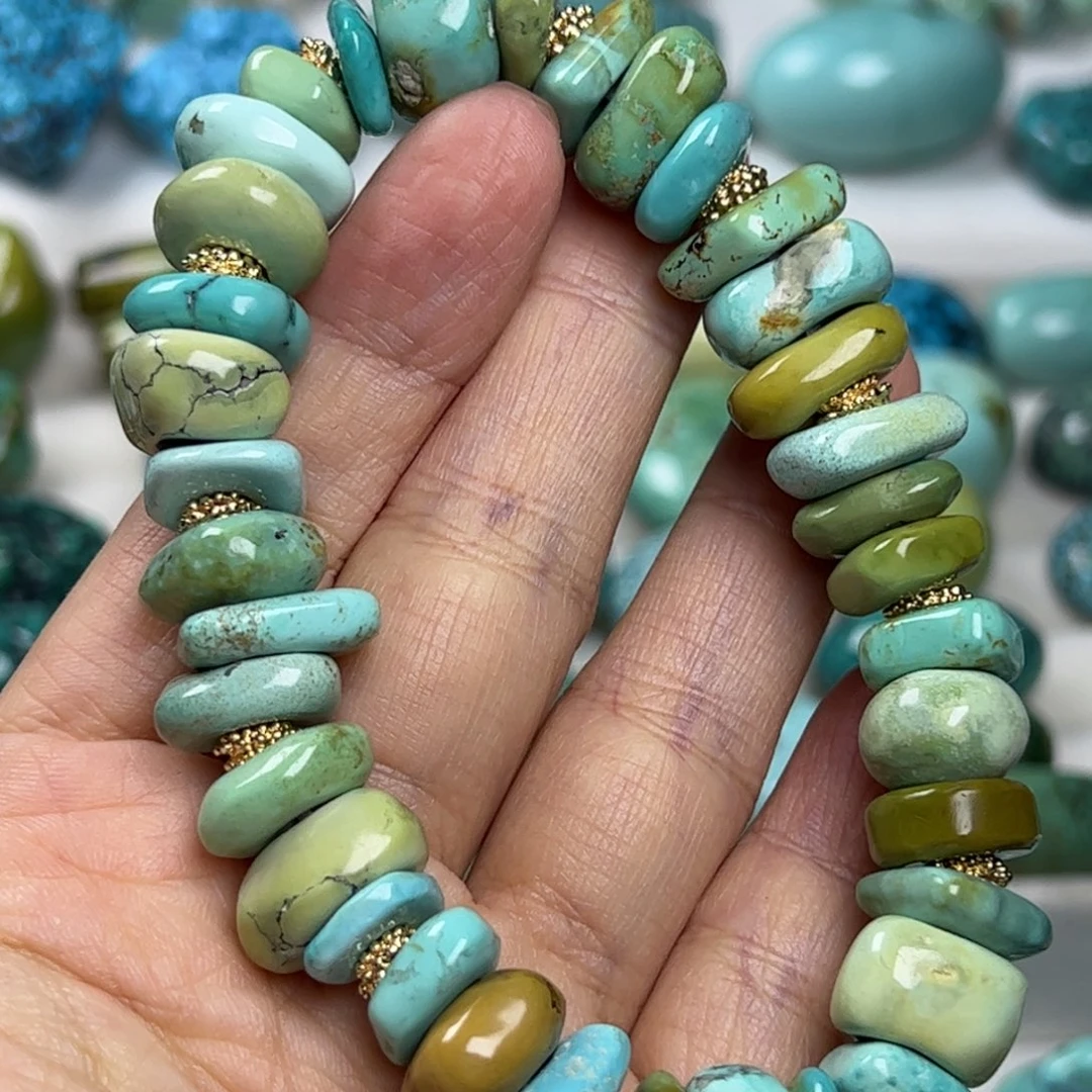 绿松石未镶嵌珠宝奇石