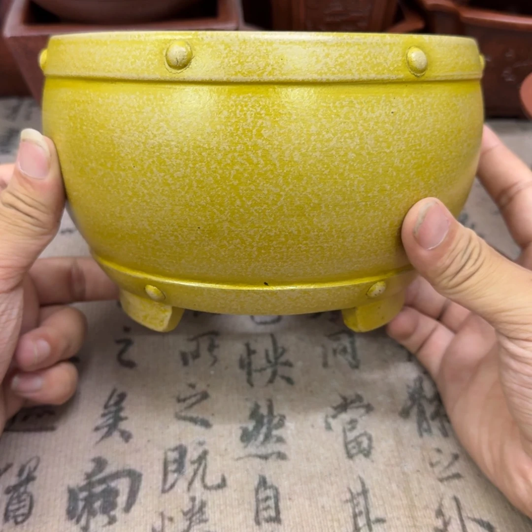 紫砂花盆15.5x9.5内经紫砂花盆