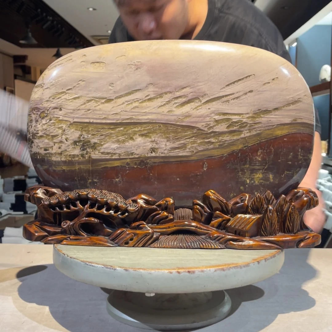 彩石49/32/5 三峡清江画面石