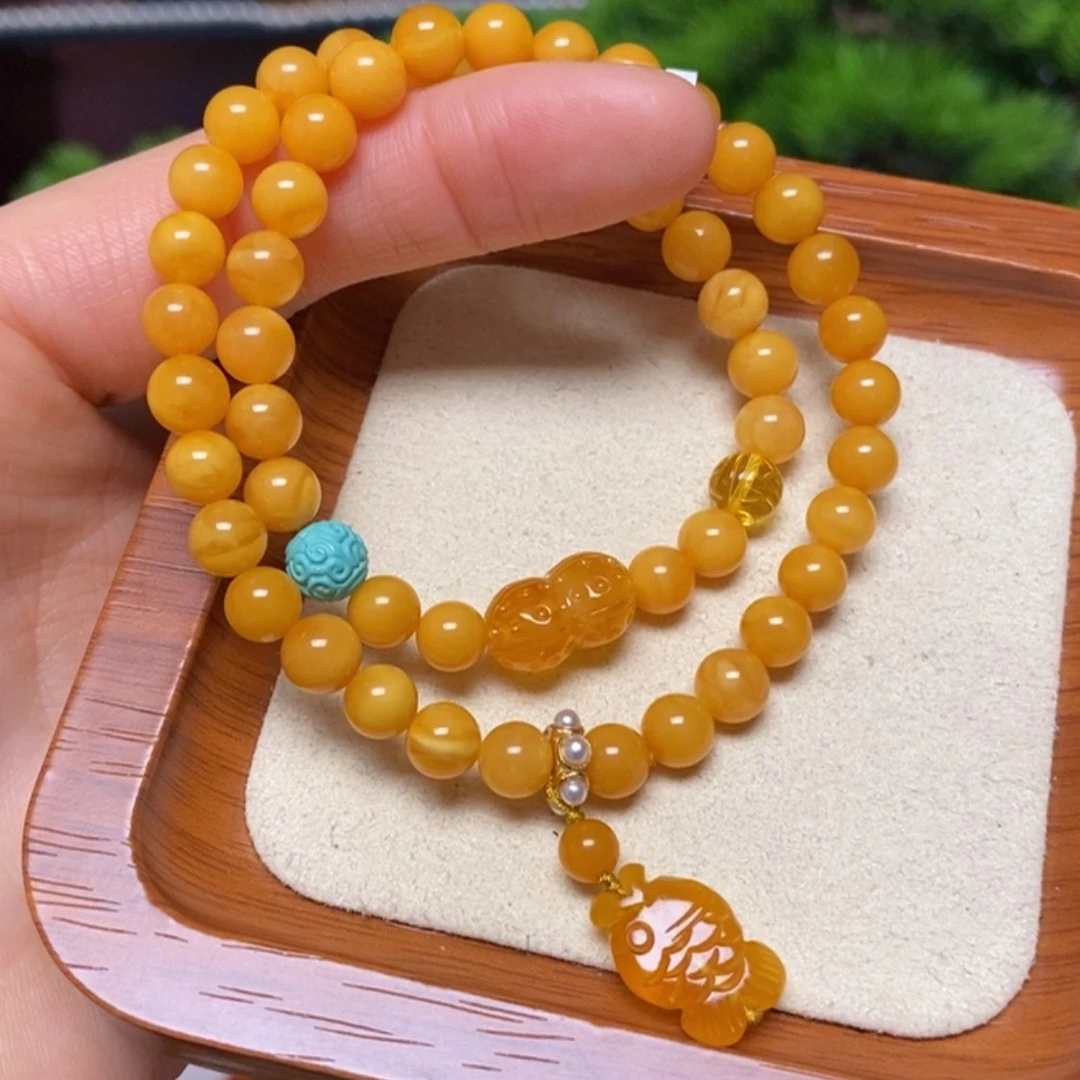 【闪购商品】手链蜜蜡未镶嵌手串