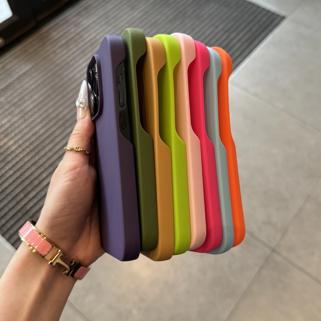 BANCA纯色磨砂半包适用iPhone15/16promax苹果14/13手机壳1211