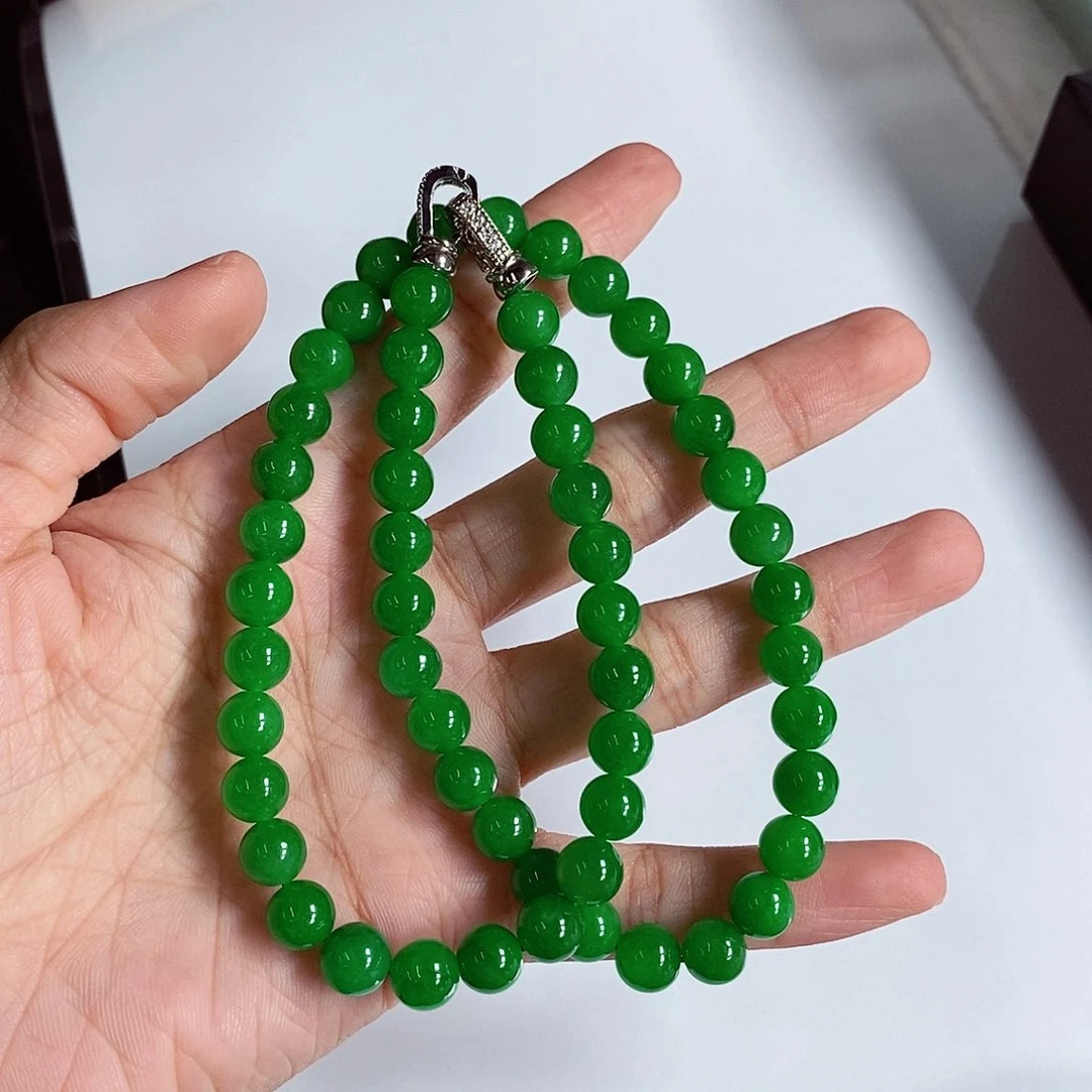 天然缅A散珠可做手链项链闪购链接