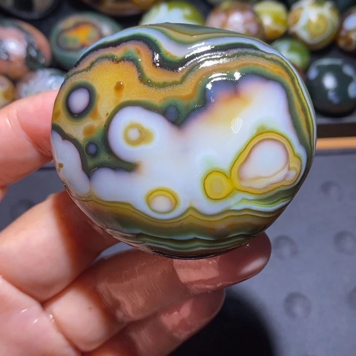 未镶嵌玛瑙/玉髓珠宝半成品22