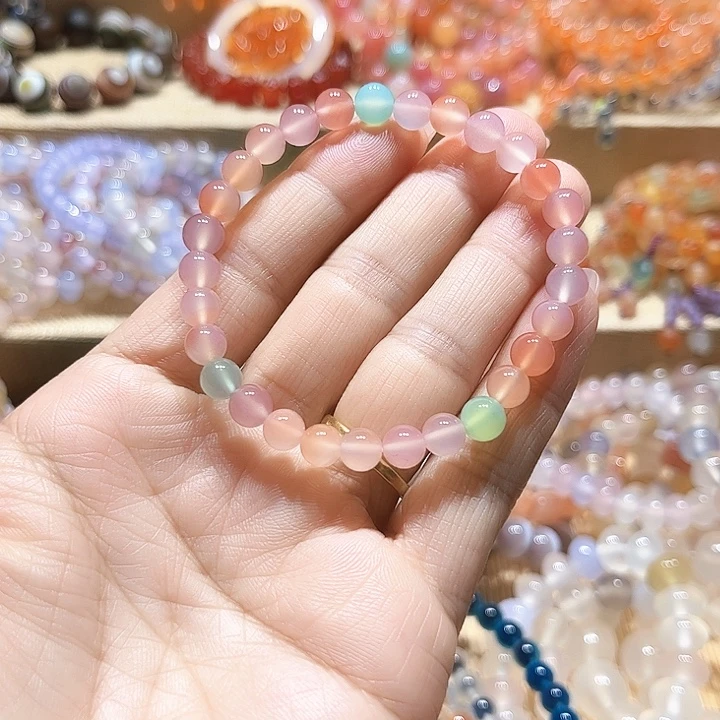 玛瑙/玉髓未镶嵌手链