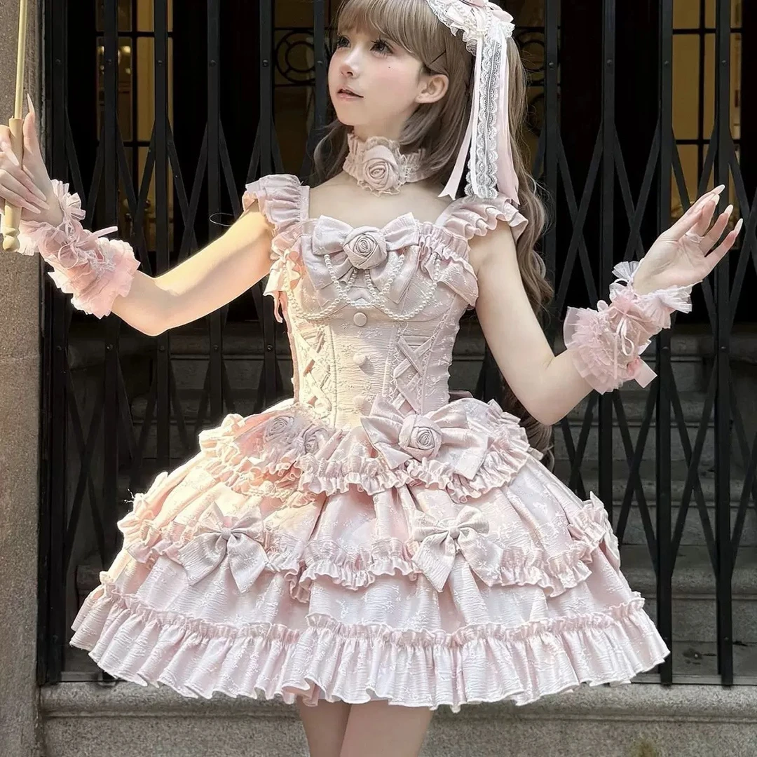 现货巴巴露亚Lolita芭蕾粉色