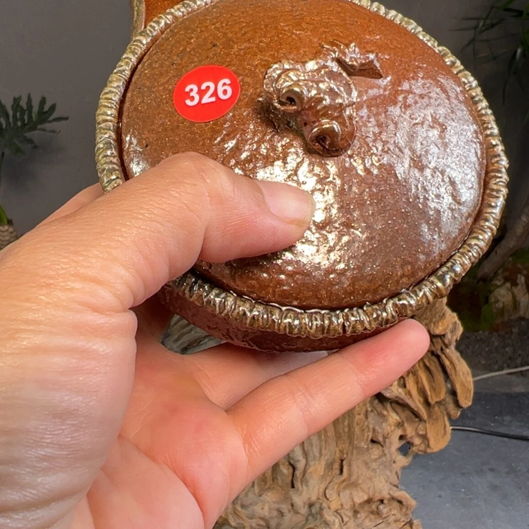 326柴烧手捏宝瓶郝老师