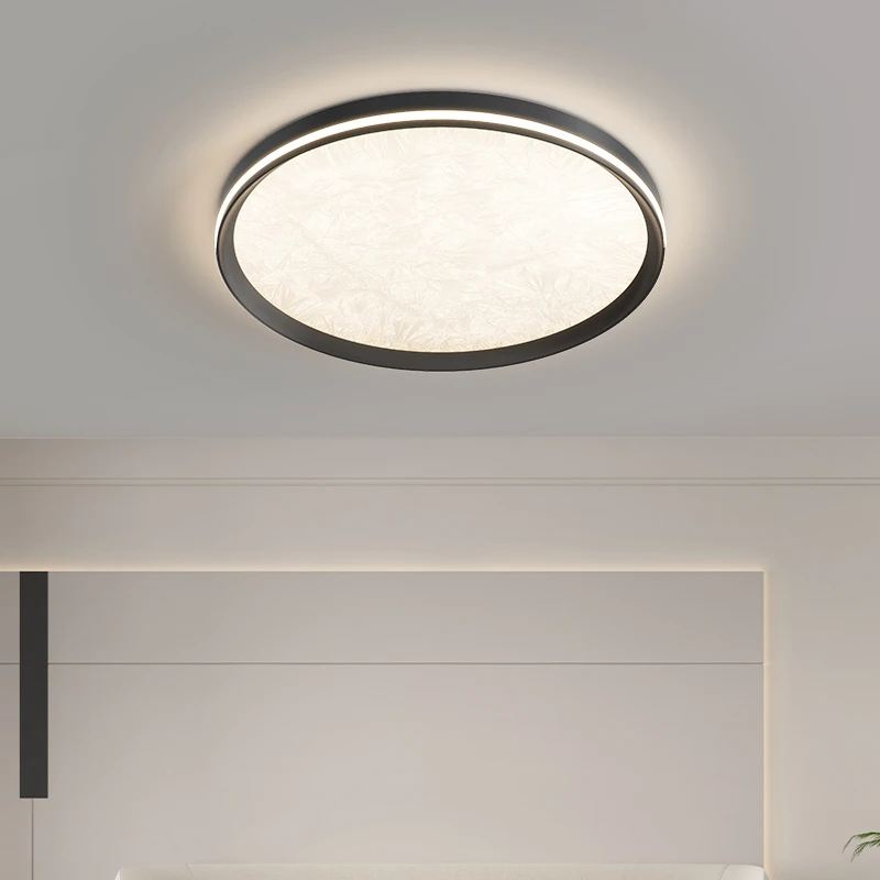 意式现代简约卧室吸顶灯高级感轻奢书房灯全光谱护眼房间吸顶灯具