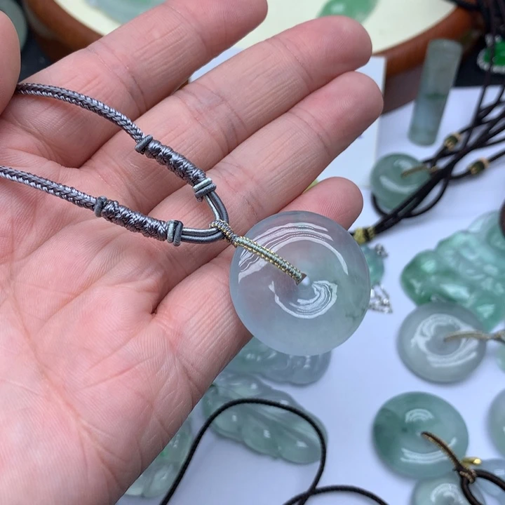 华***记一物一图，平安扣吊坠