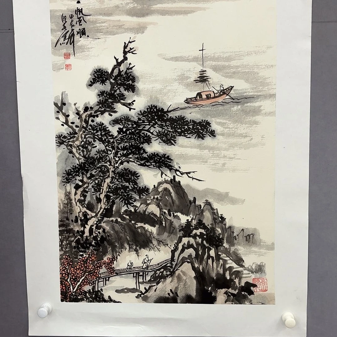 国画艺术家真人手绘