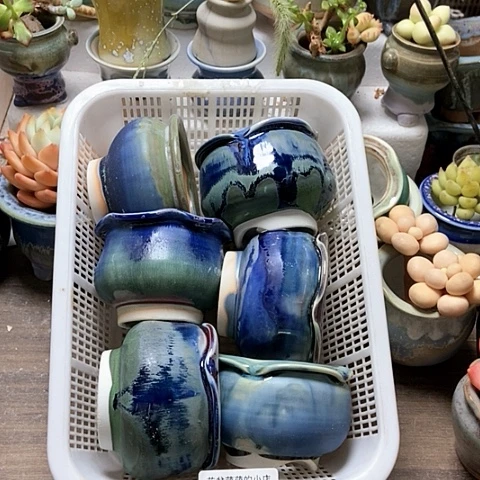 紫砂花盆657微瑕品口径6到7左右