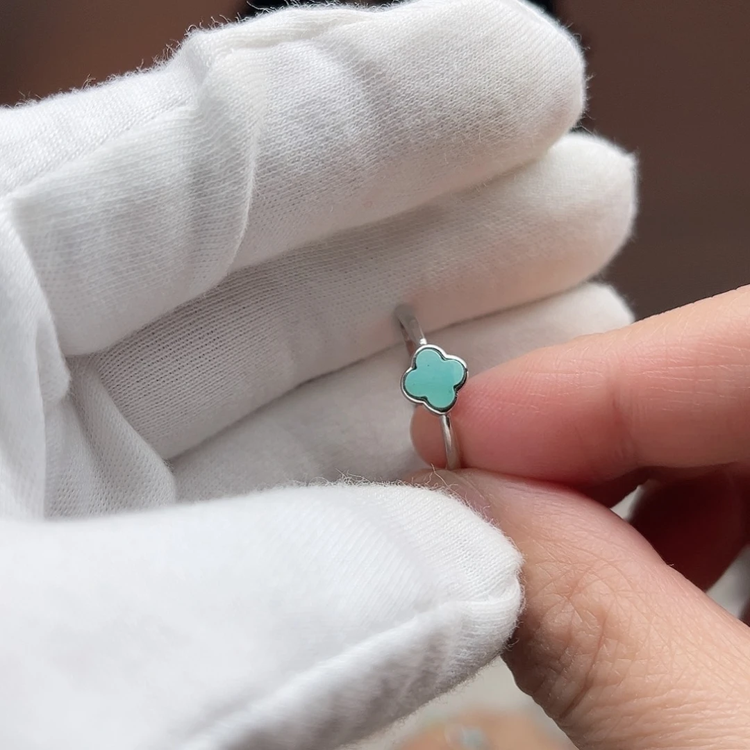 绿松石珠宝奇石银S925镶嵌