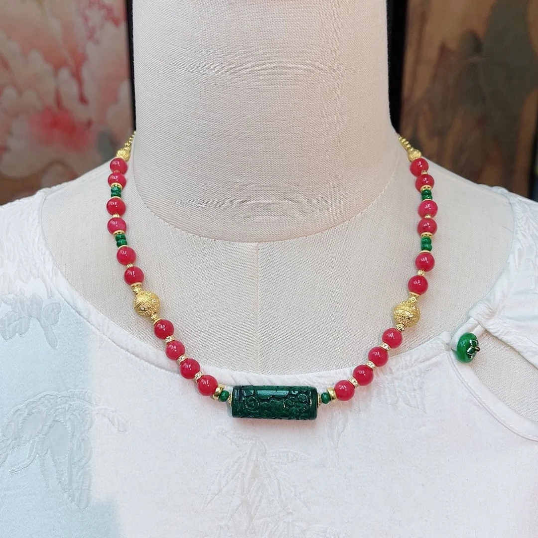 颈饰未镶嵌翡翠48小时鉴赏期1