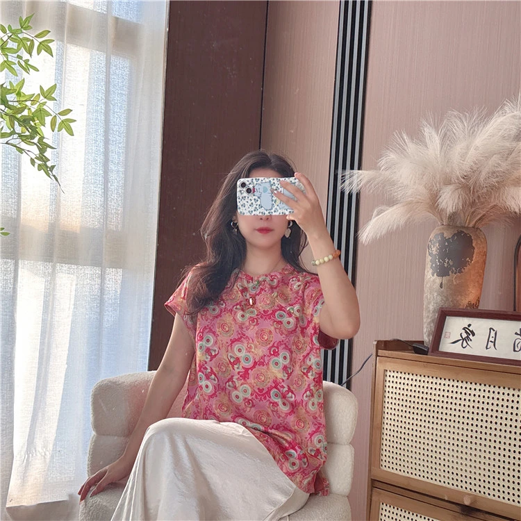 【八方来财】香云纱新中式女装复古时尚老钱风日常夏季新款