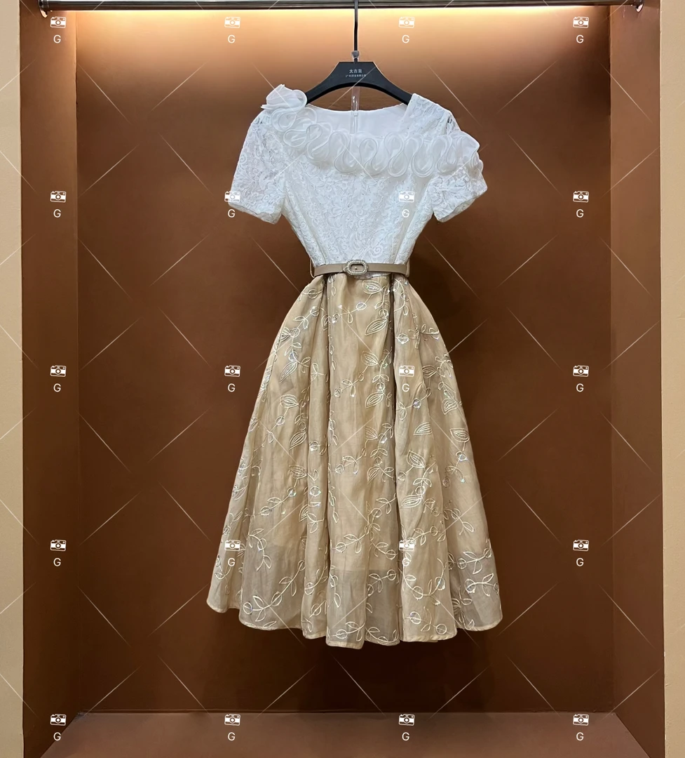 【G】春夏丨设计师轻奢法式印花女士连衣裙 GS-56001