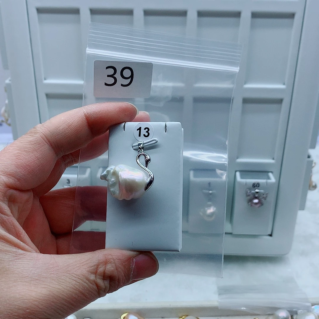 淡水珍珠吊坠(不含链)合金