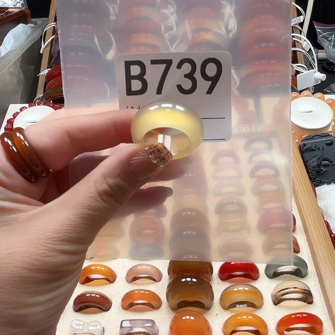大***店玛瑙/玉髓未镶嵌戒圈