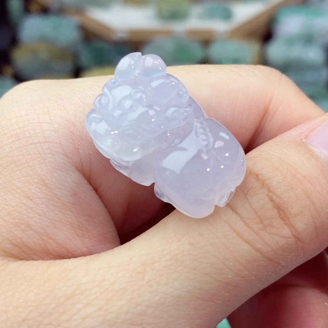 翡翠未镶嵌颈饰天然