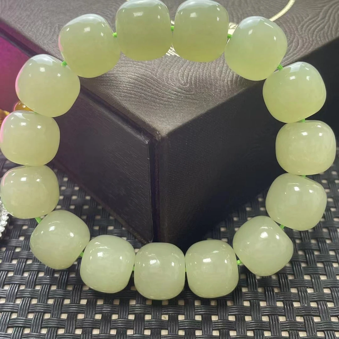 恋江南天然和田玉晴水手串手链手串13mmQS-0103