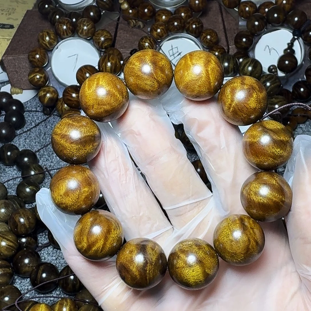 手串/手链楠木（金丝楠）小龙胆