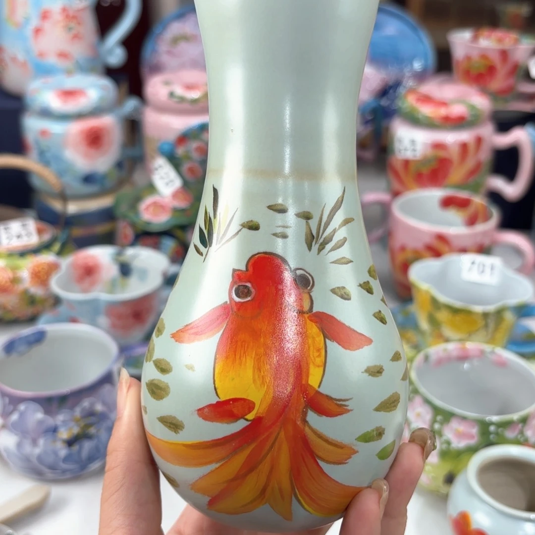 景德镇手绘高温釉下彩陶瓷茶具