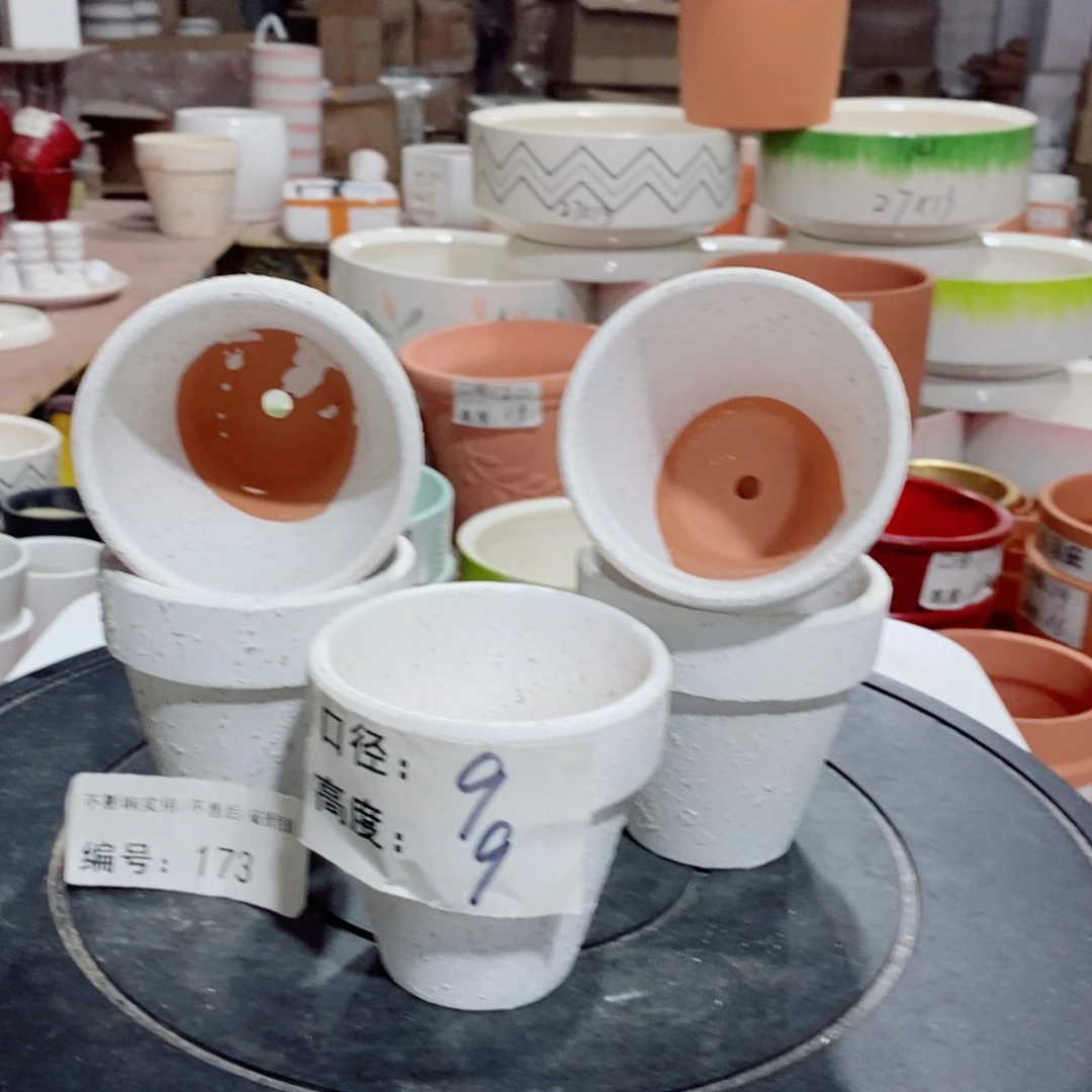微瑕花盆-173-口9×9-5个