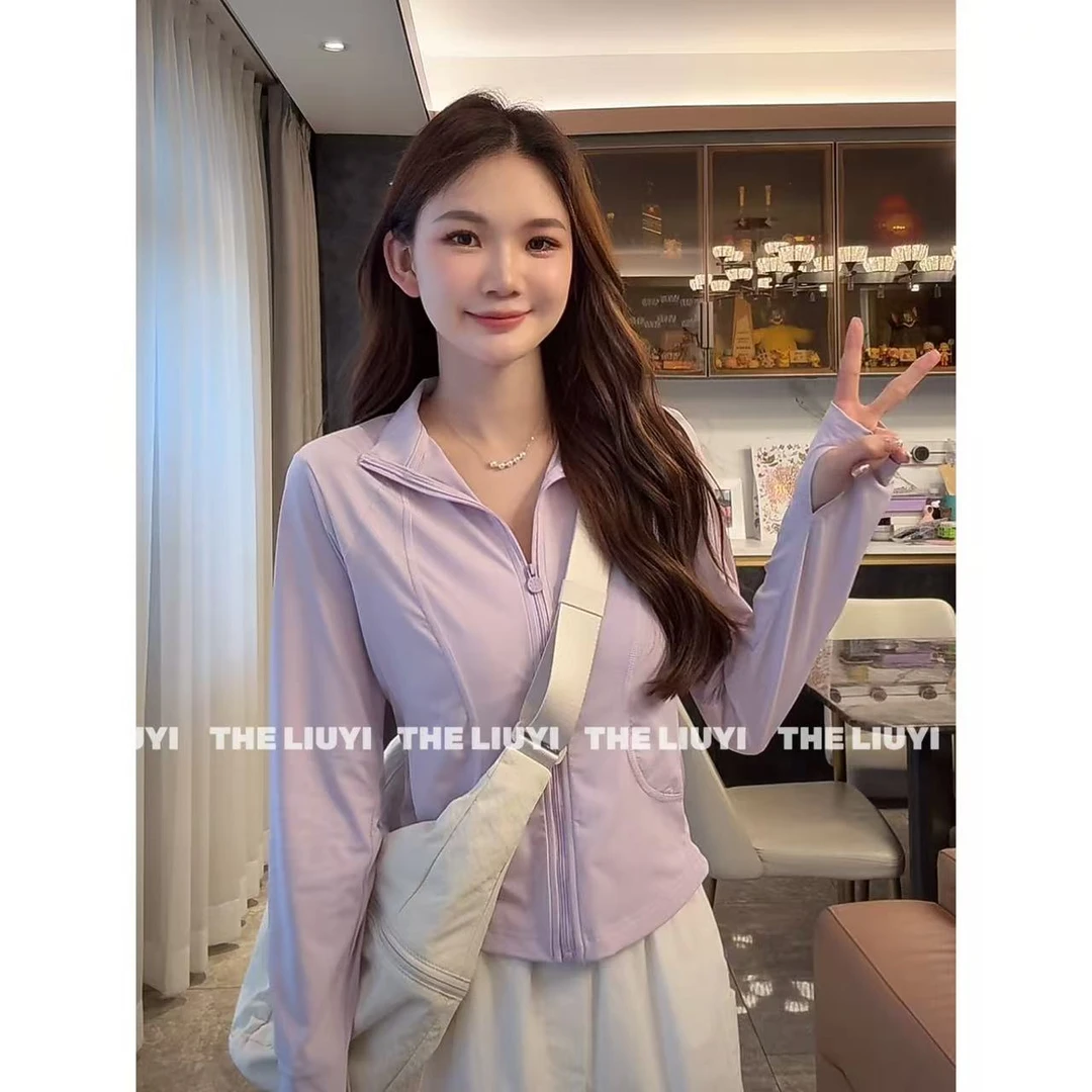 【LIUYI】双C防晒～立领修身防晒衣55104