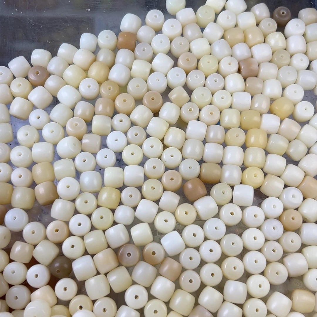 菩提根/象牙果吊坠微瑕11奶白直切200颗