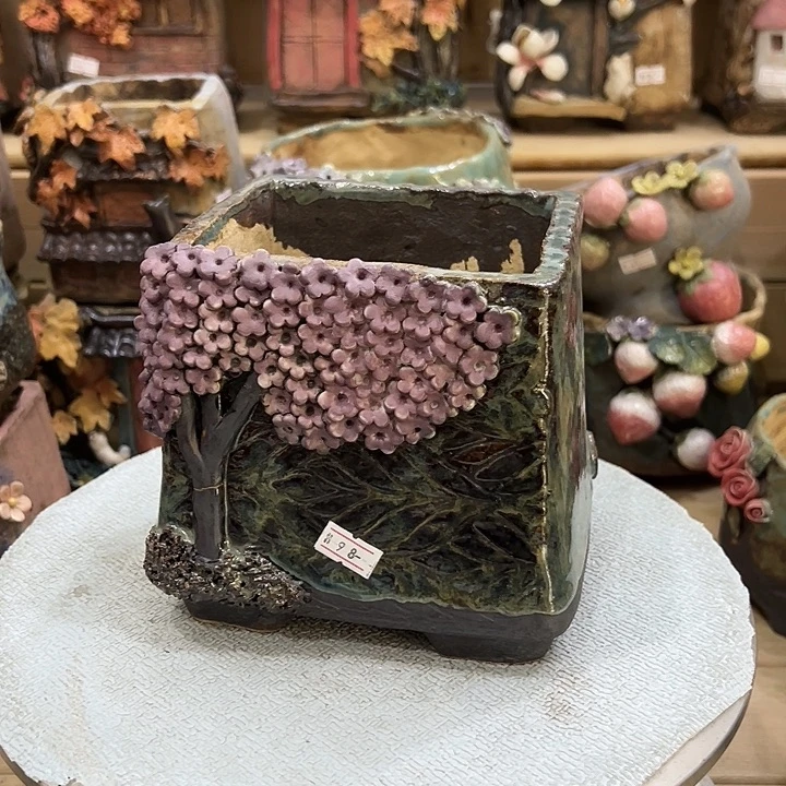 陶然多肉花盆百搭