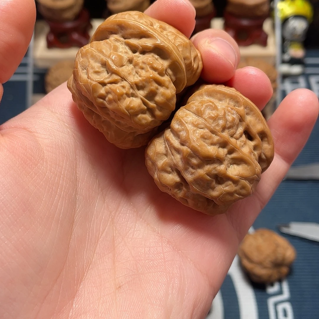 嗣***清文玩核桃把件蛤蟆