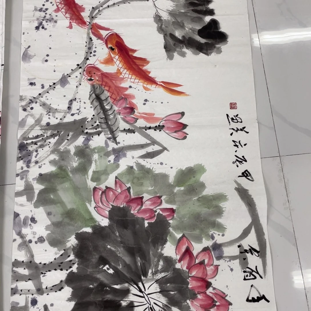 国画庆美老师绘画