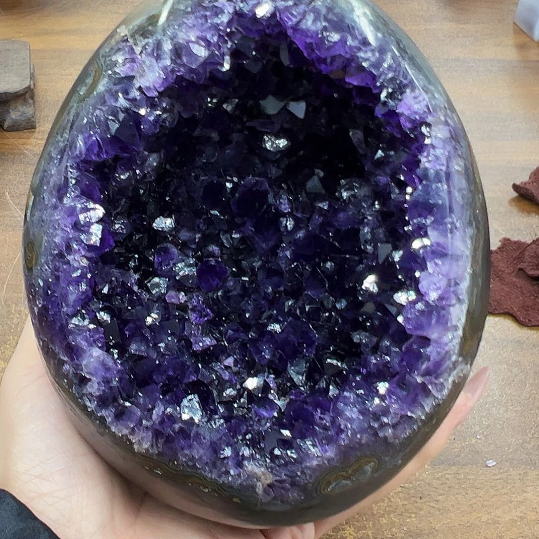 紫晶摆件未镶嵌天然水晶大型摆件未镶嵌