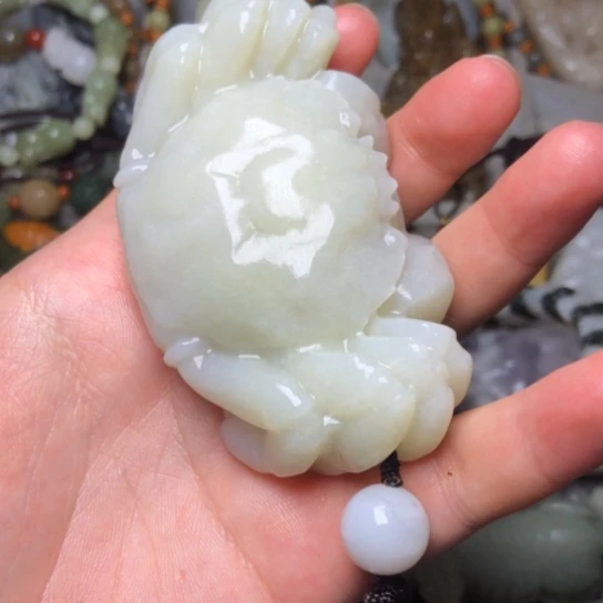 袁***真和田玉未镶嵌把件