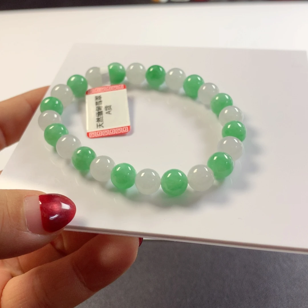 翡翠未镶嵌颈饰手串