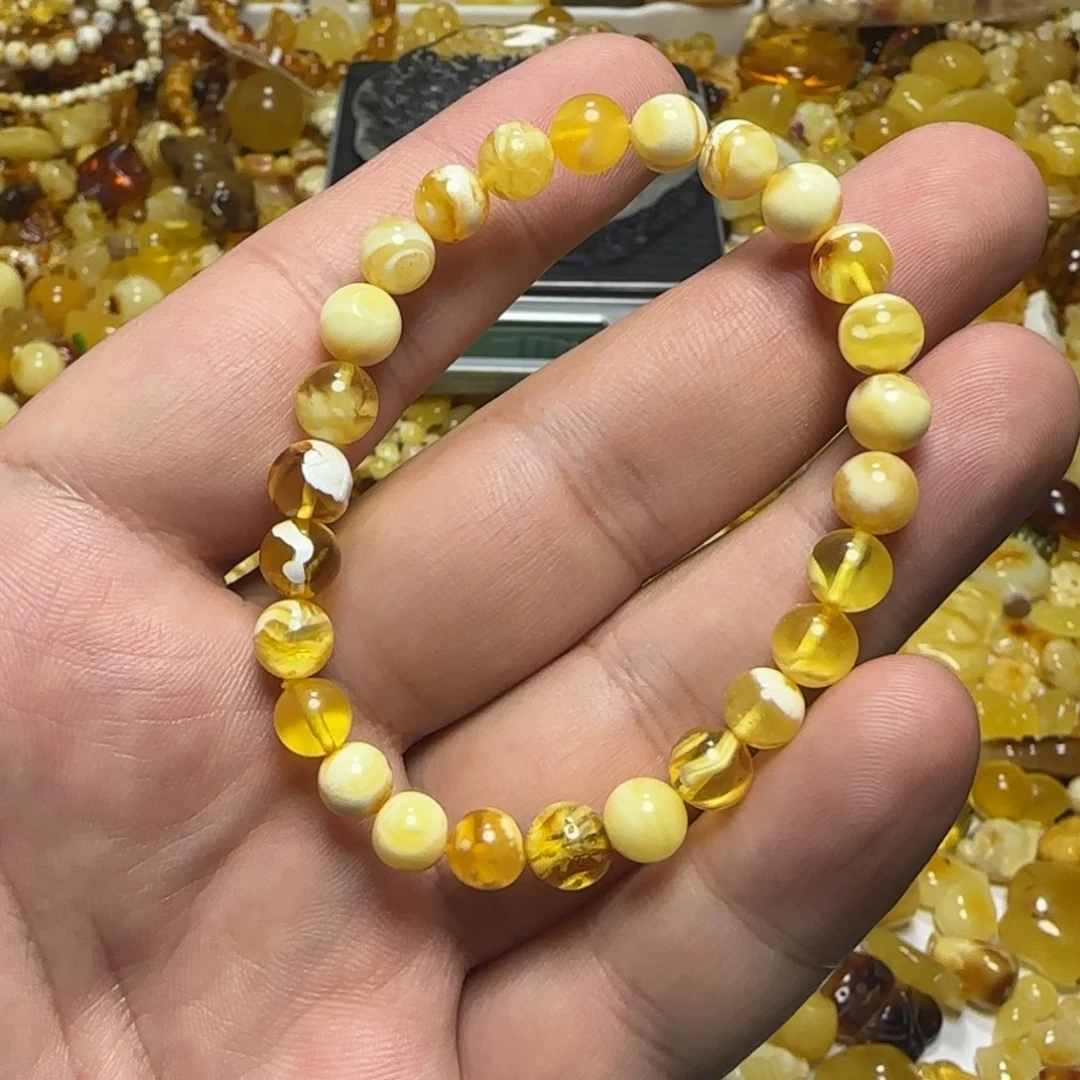 琥珀未镶嵌裸石4.66克