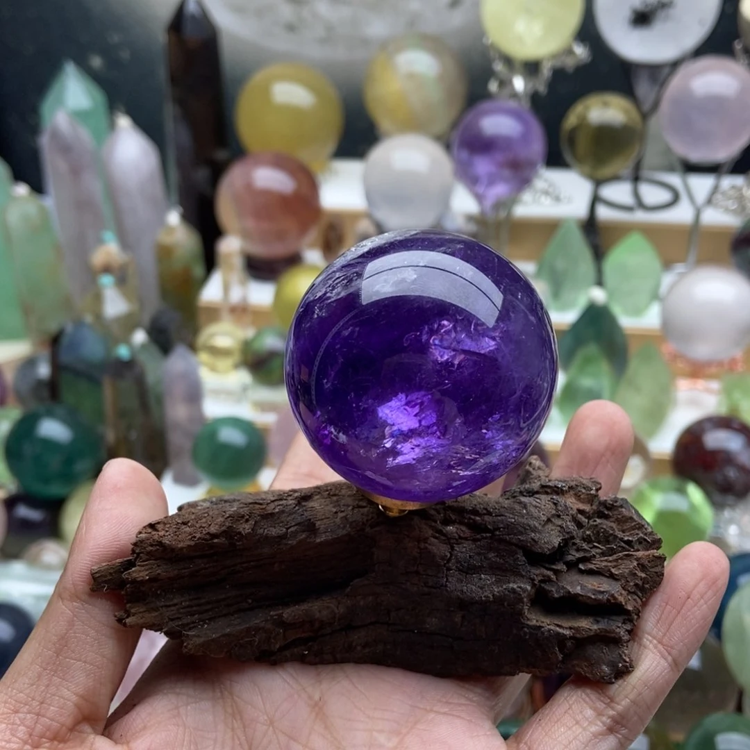 紫晶摆件未镶嵌笺紫水晶