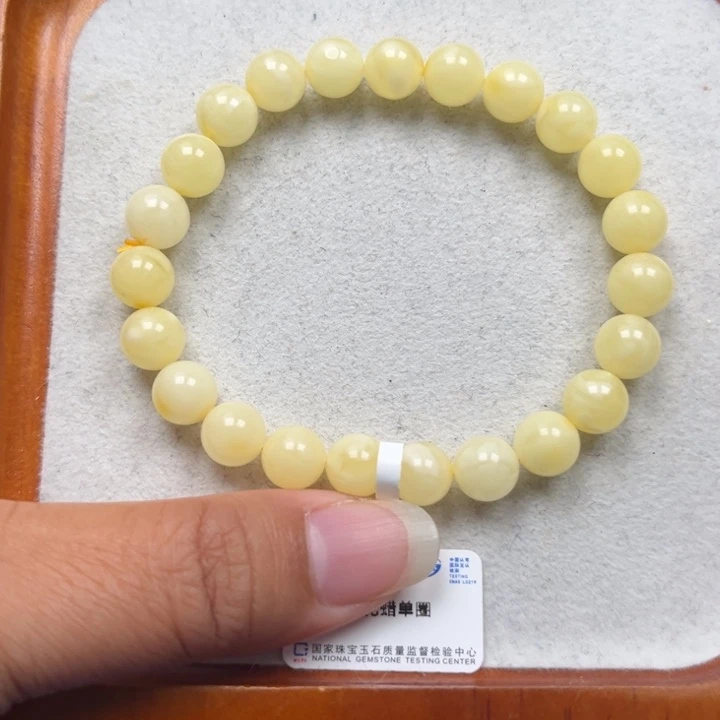 琥珀未镶嵌珠宝奇石M164号8+白蜡妖花
