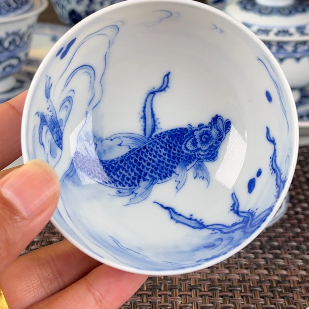 瓷片景德镇陶瓷杯子