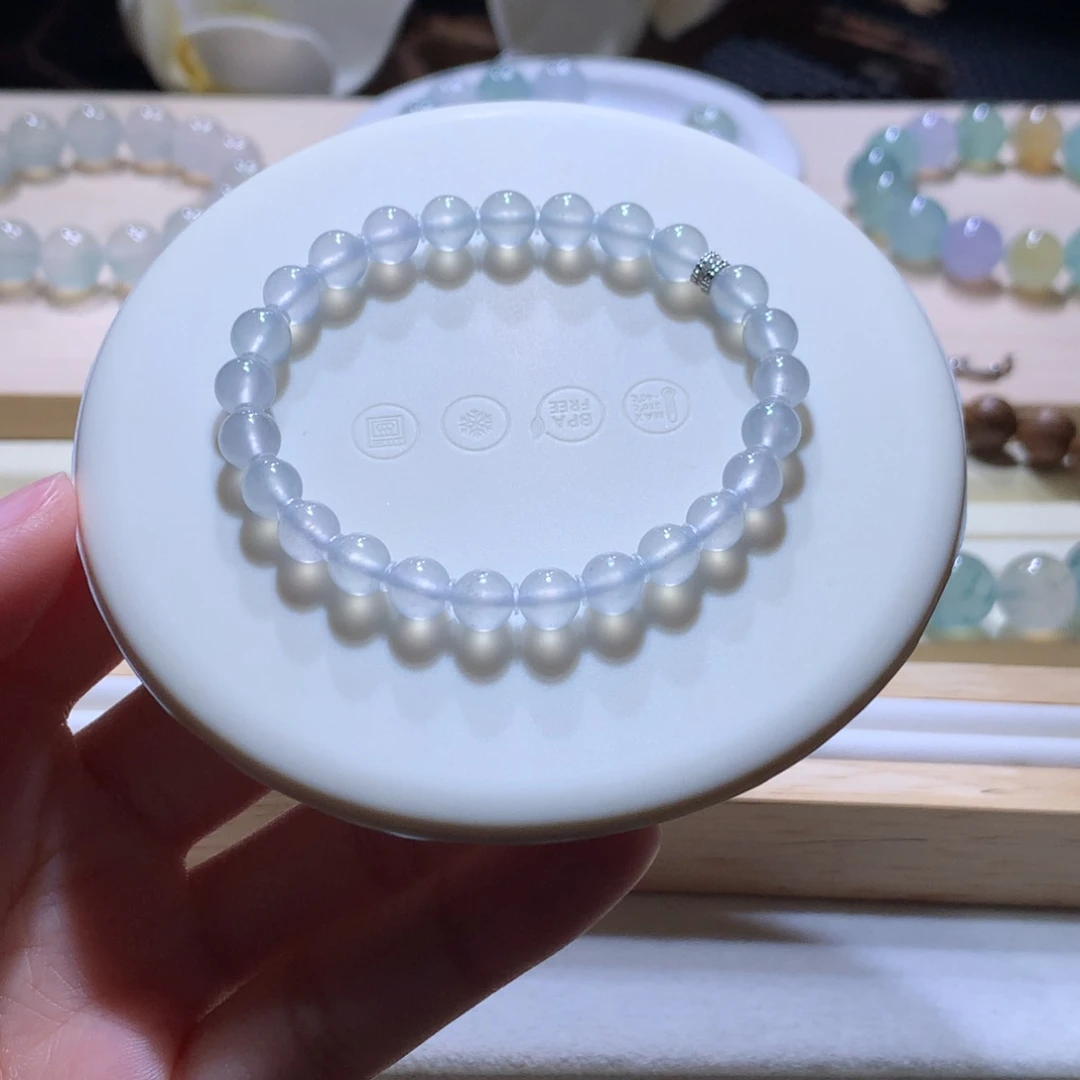 未镶嵌手串翡翠高冰种珠串