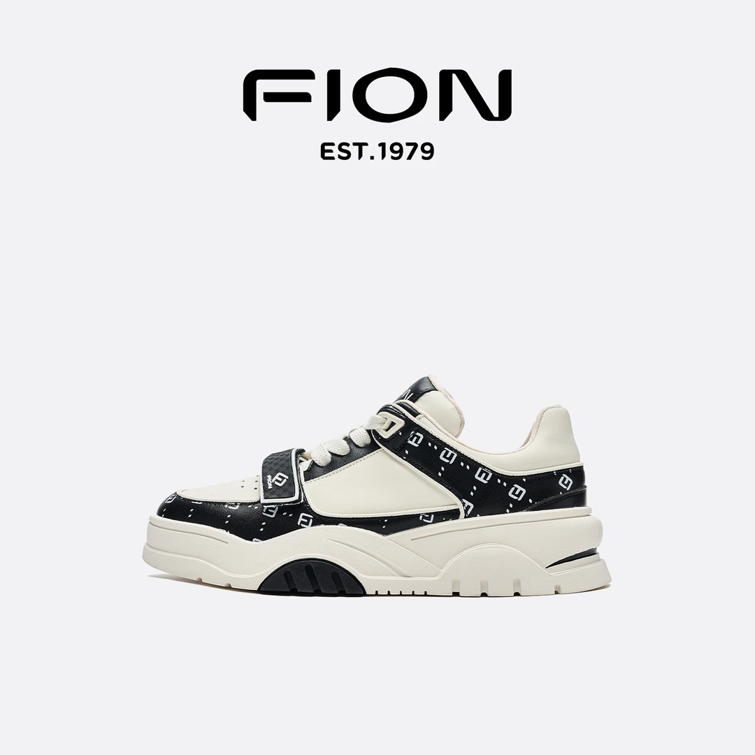 Fion/菲安妮春季新款休闲板鞋百搭休闲女鞋潮流小众厚底经典