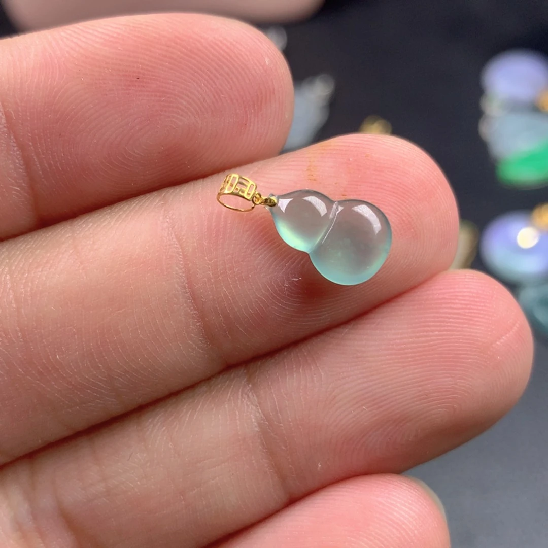 【闪购商品】翡翠18K金镶嵌颈饰翡翠