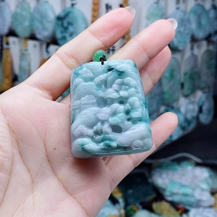 翡翠未镶嵌颈饰翡翠