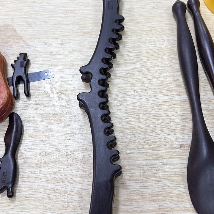 紫光檀40厘米放松工具微瑕疵