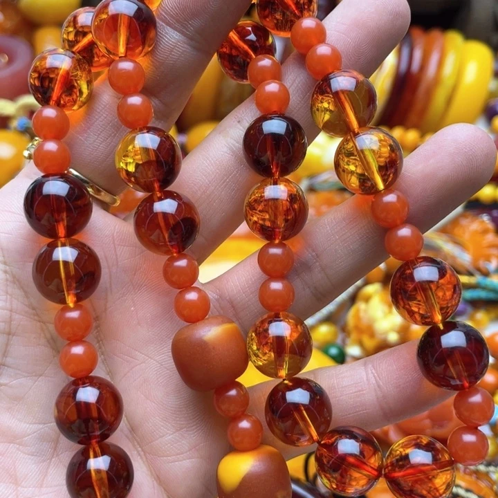 树脂制品132号红色项链